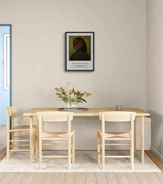 Kaunis kantaaottava feministinen juliste