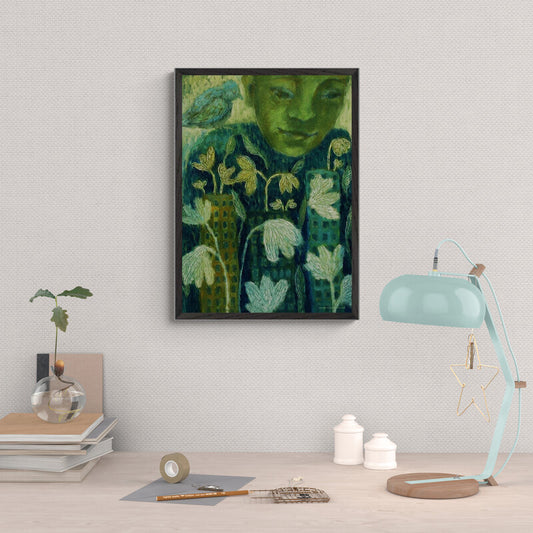 Taiteilija Hanna Maarit Jauhiainen Taidejuliste