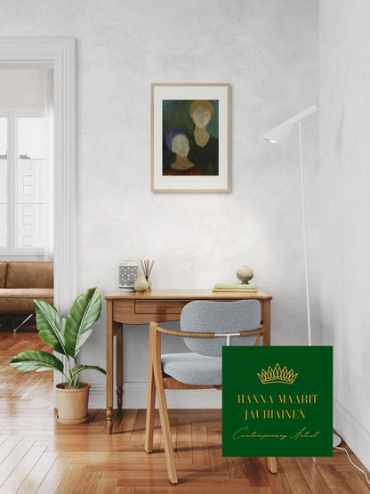 Taidejuliste skandinaavinen sisustus