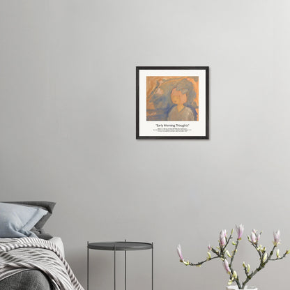 Premiumlaatuinen taidejuliste kehystettynä by Hanna Maarit Jauhiainen koko 40 cm x 40 cm - HannaartByHanna ©